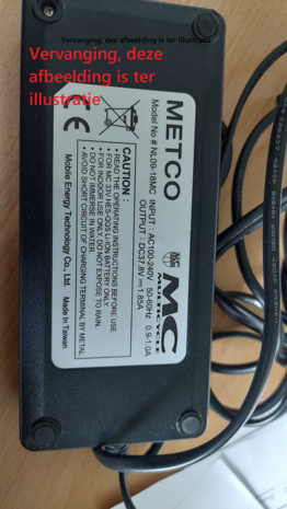 Multi cycle MC  Metco ML09-18MC Elektrische Fietsoplader - DC37.8