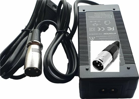 Acculader 32.96v 2A (XLR4) Sparta ION PMU3 fietsacculader oplader